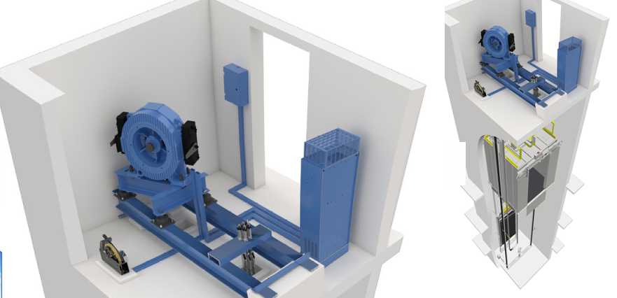 Rivet Permanent Magnet Gearless Motor